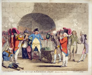 Een nieuwe manier om de nationale schuld te betalen, uitgegeven 21 april 1786